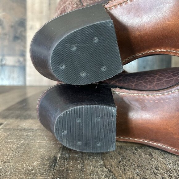 Acme Vintage Tall Bullhide Western Cowboy Boots Mens 11 D - Picture 10 of 12